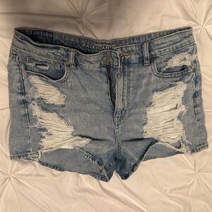 American Eagle Light Blue Comfort Stretch Denim Shorts